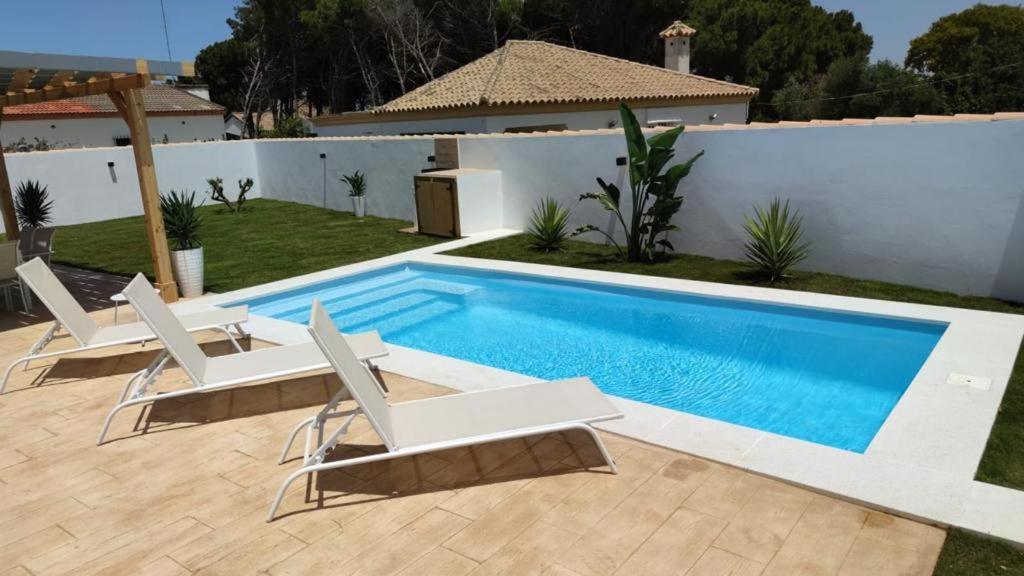 Palapa Garden Alojamientos, Piscina Privada Y Cerca Del Mar 奇克拉纳－德拉弗龙特拉 外观 照片