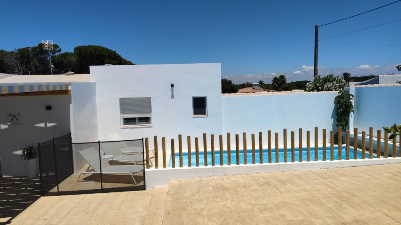 Palapa Garden Alojamientos, Piscina Privada Y Cerca Del Mar 奇克拉纳－德拉弗龙特拉 外观 照片
